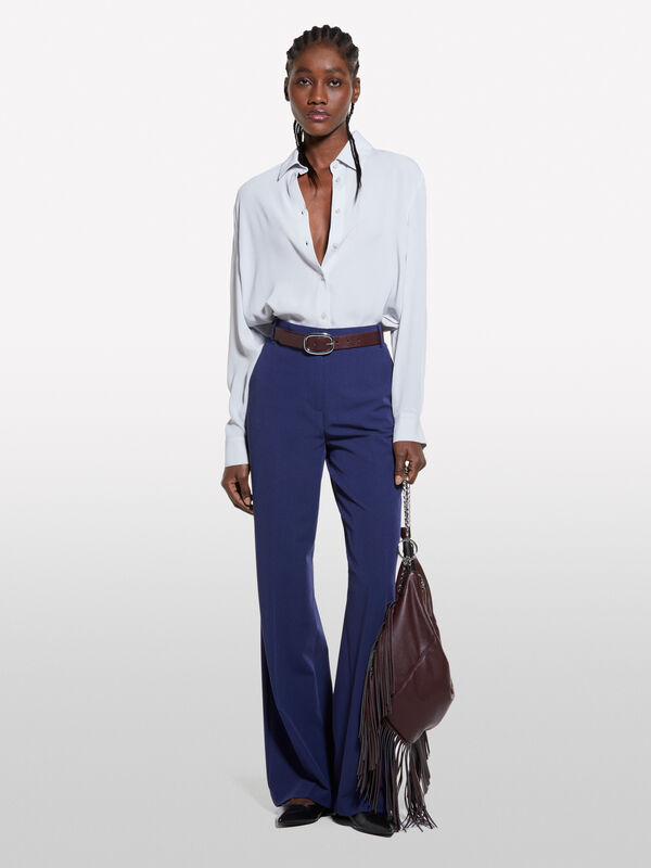 Camisa cinza-claro regular fit - camisas para mulher | Sisley