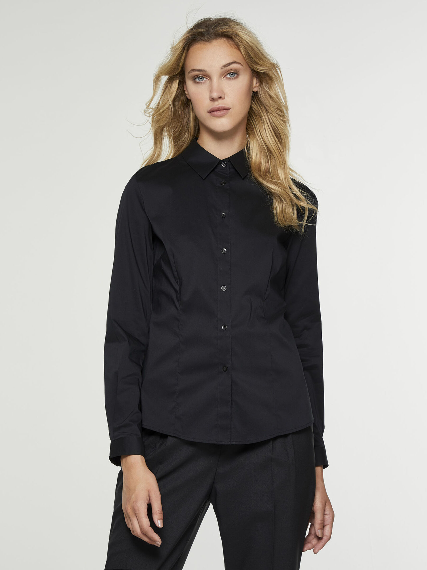 Slim fit shirt Mulher image number null
