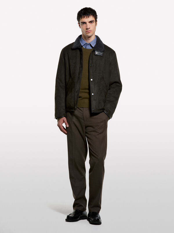 Crew neck sweater - camisolas gola redonda para homem | Sisley