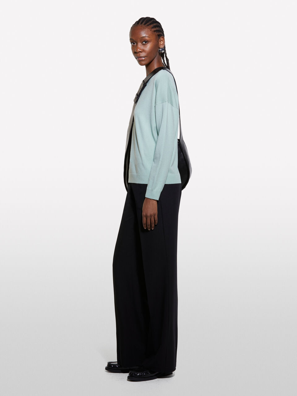 BOAT-NECK SWEAT.L/S Mulher image number null