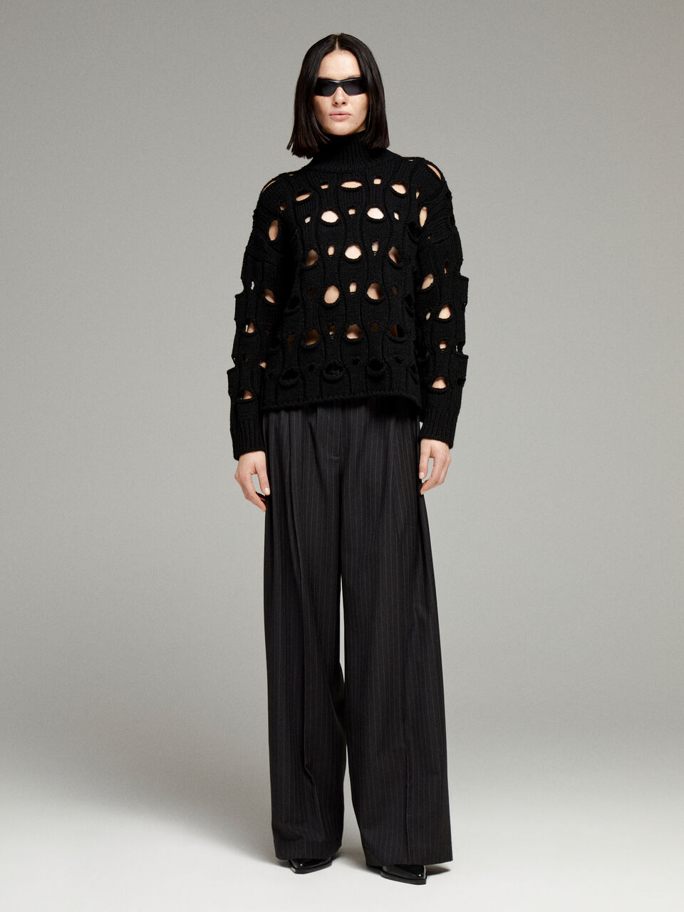 TURTLE NECK SWEATER Mulher image number null