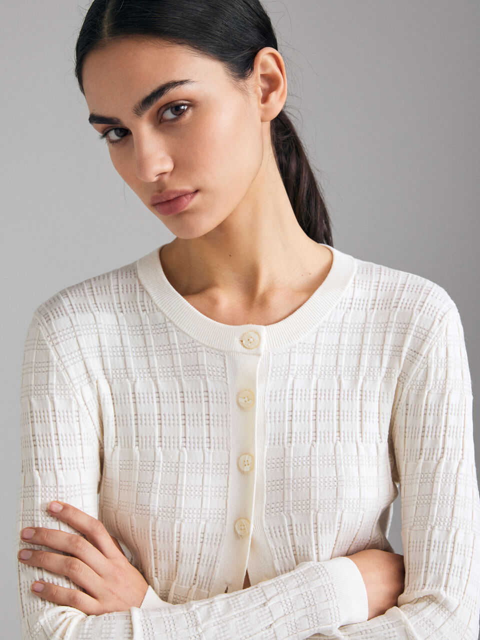 L/S SWEATER Mulher image number null