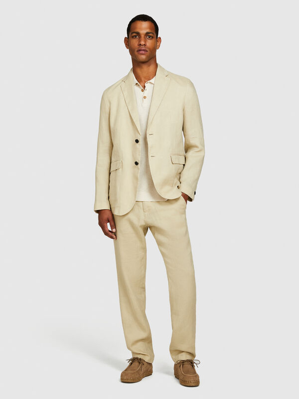 100% linen blazer - blazers para homem | Sisley