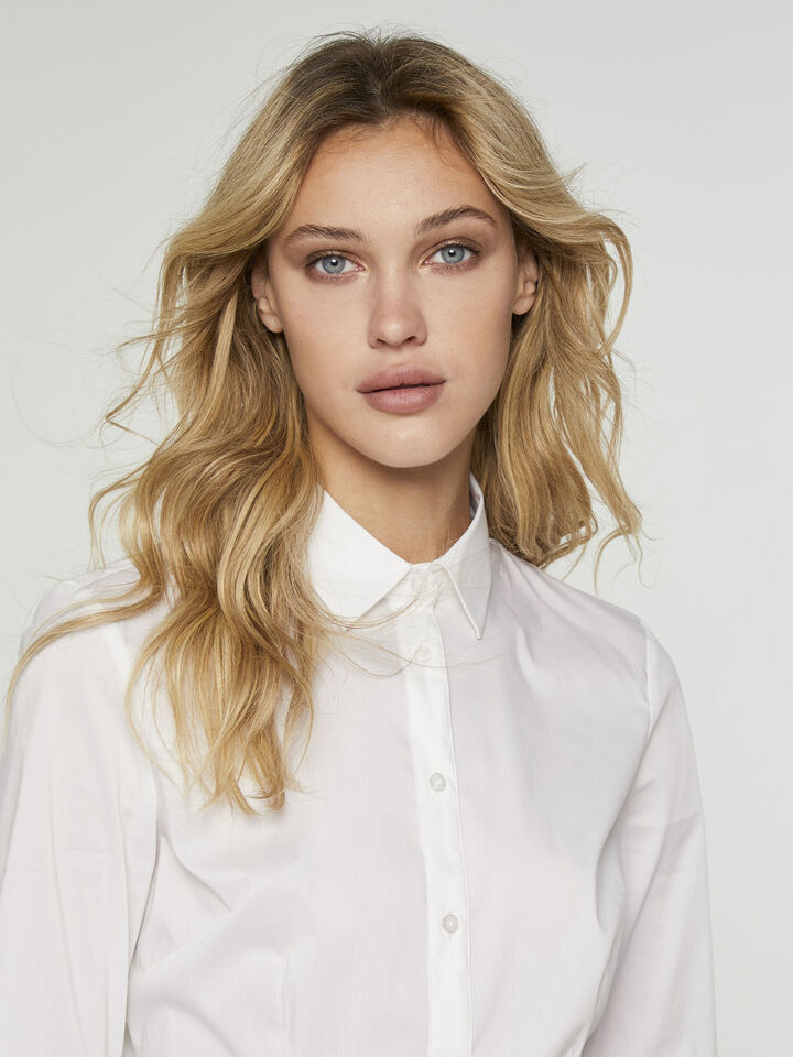 Slim fit shirt Mulher