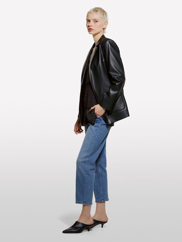 Jeans Style 71 chino slim fit azul Jeans Style 71 chino slim fit azul - jeans slim fit para mulher | Sisley