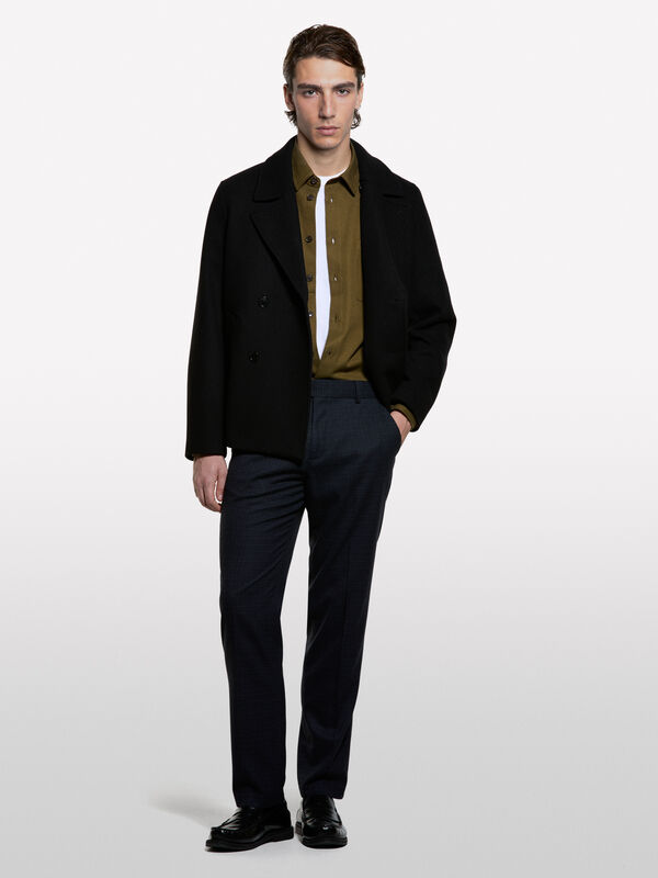 Shirt with pocket - camisas regular para homem | Sisley