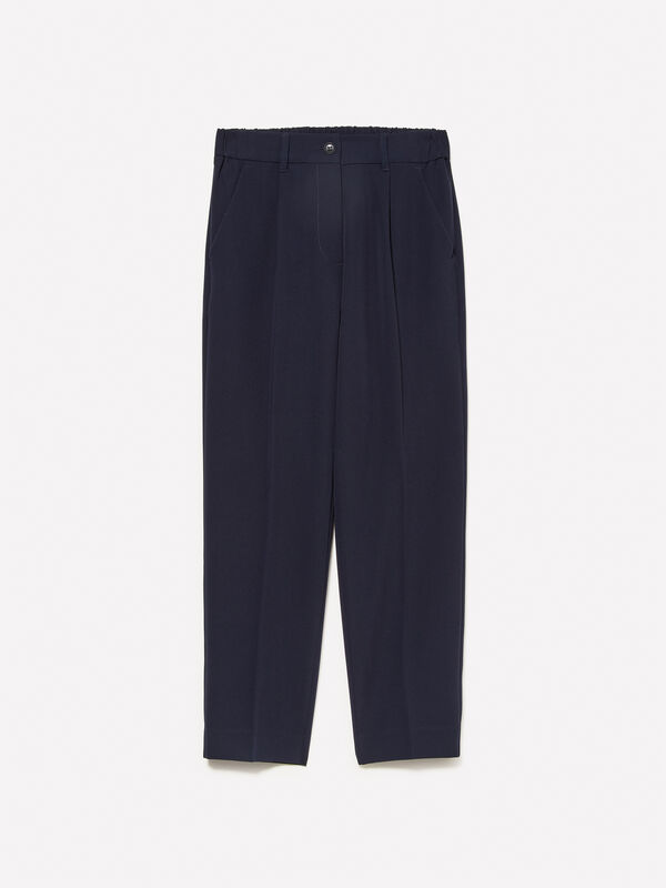 Joggers azul-escuro - calças joggers para mulher | Sisley