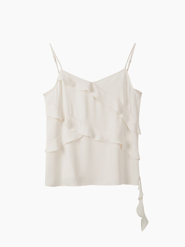 Top com babados - sisley k top | Sisley K
