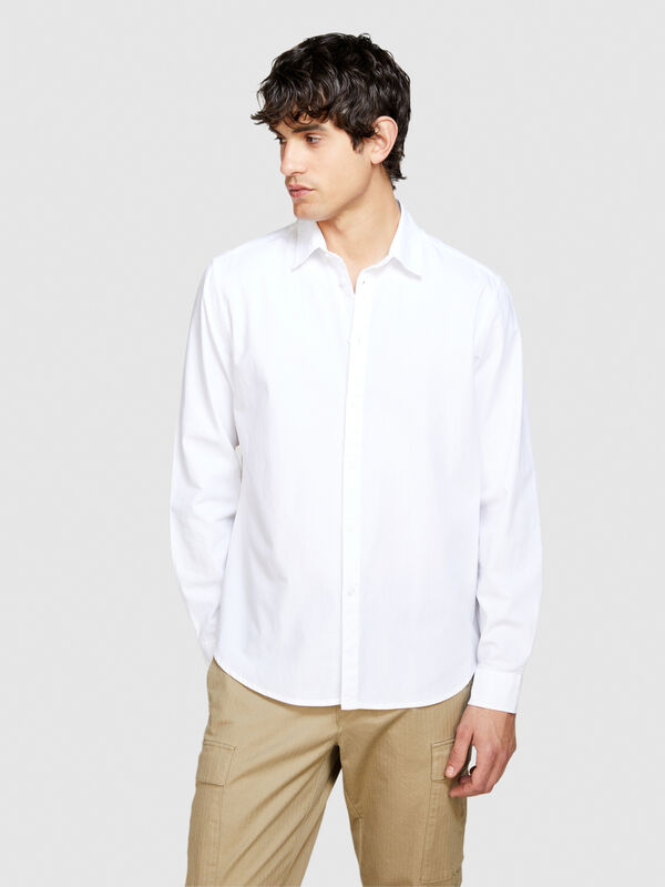 Camisa Oxford - camisas slim fit para homem | Sisley