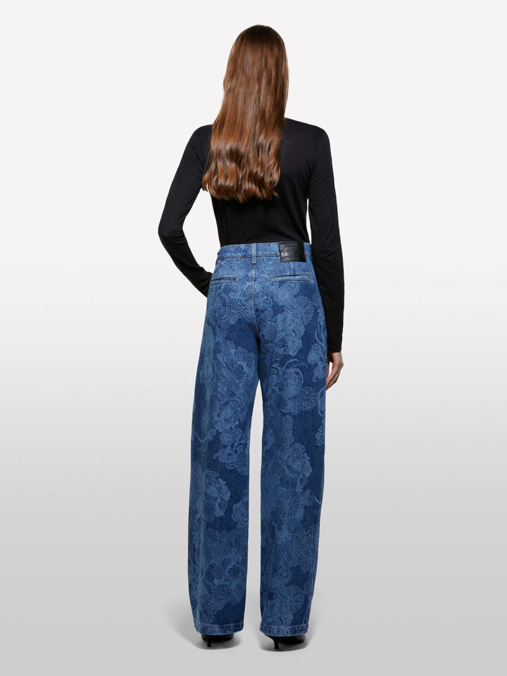 Jeans Style 68 mom fit escuro - jeans mom fit e boyfriend para mulher - Azul-Marinho | Sisley image number 2