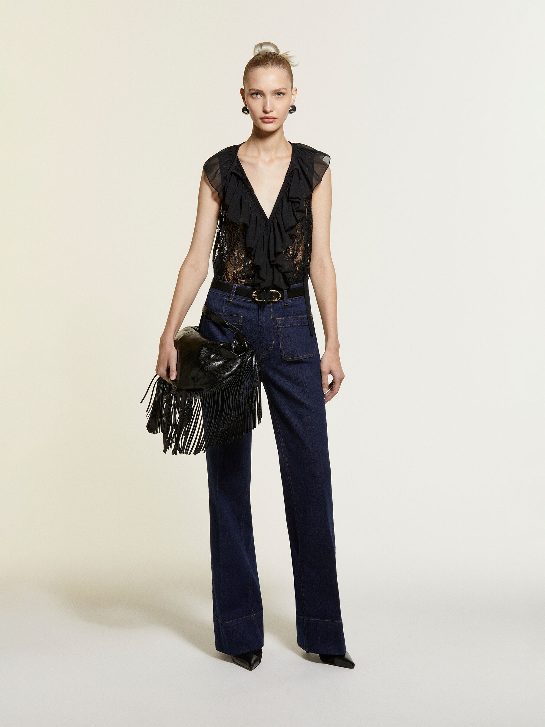 SLEEVELESS SHIRT Mulher image number null