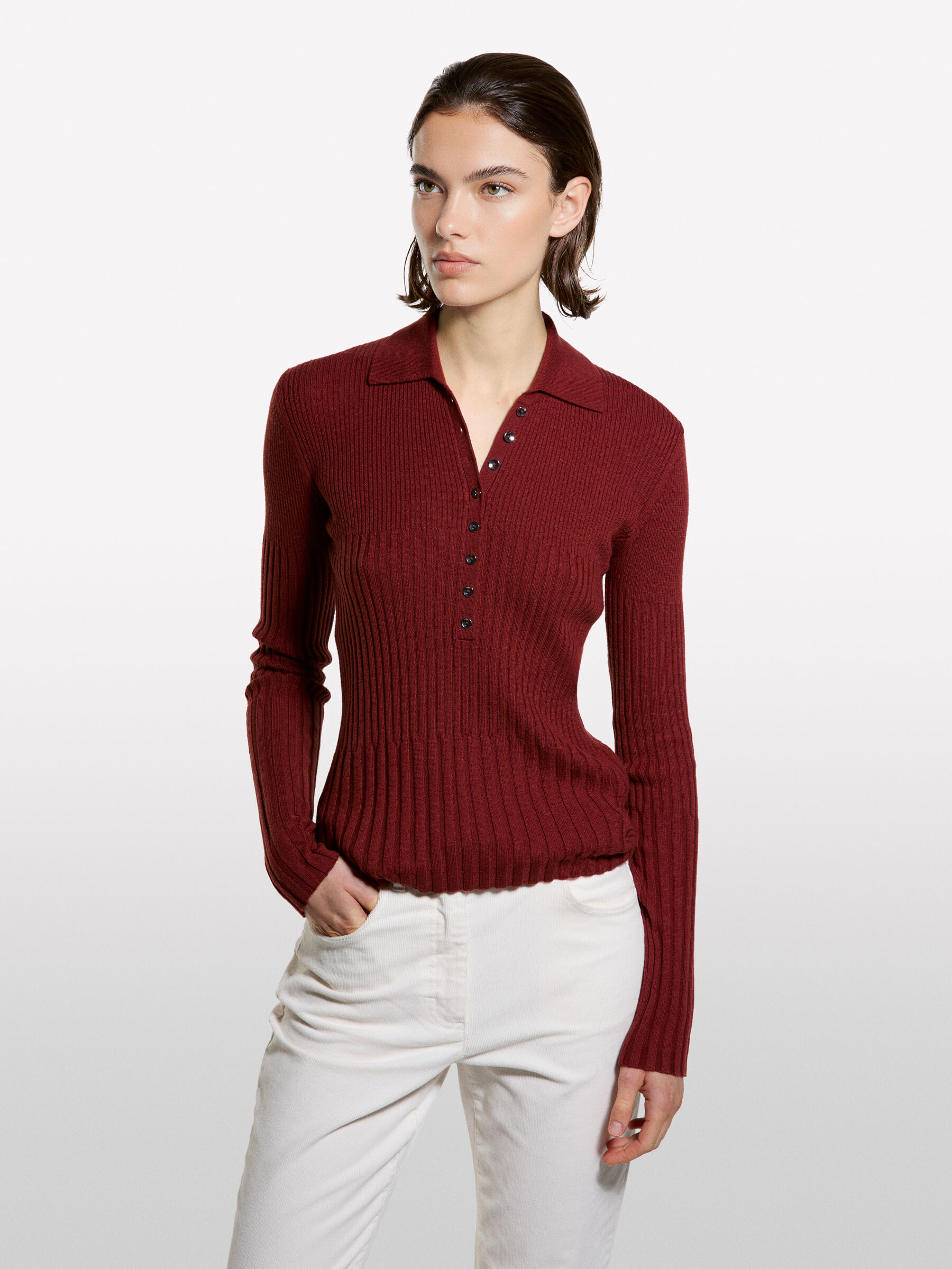 L/S POLO SHIRT Mulher image number null