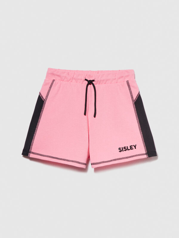 Top sporty com logótipo - calções para menina | Sisley Young