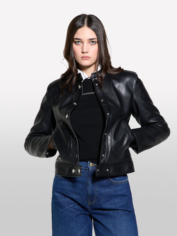 Biker regular fit - blusões e casacos para mulher | Sisley
