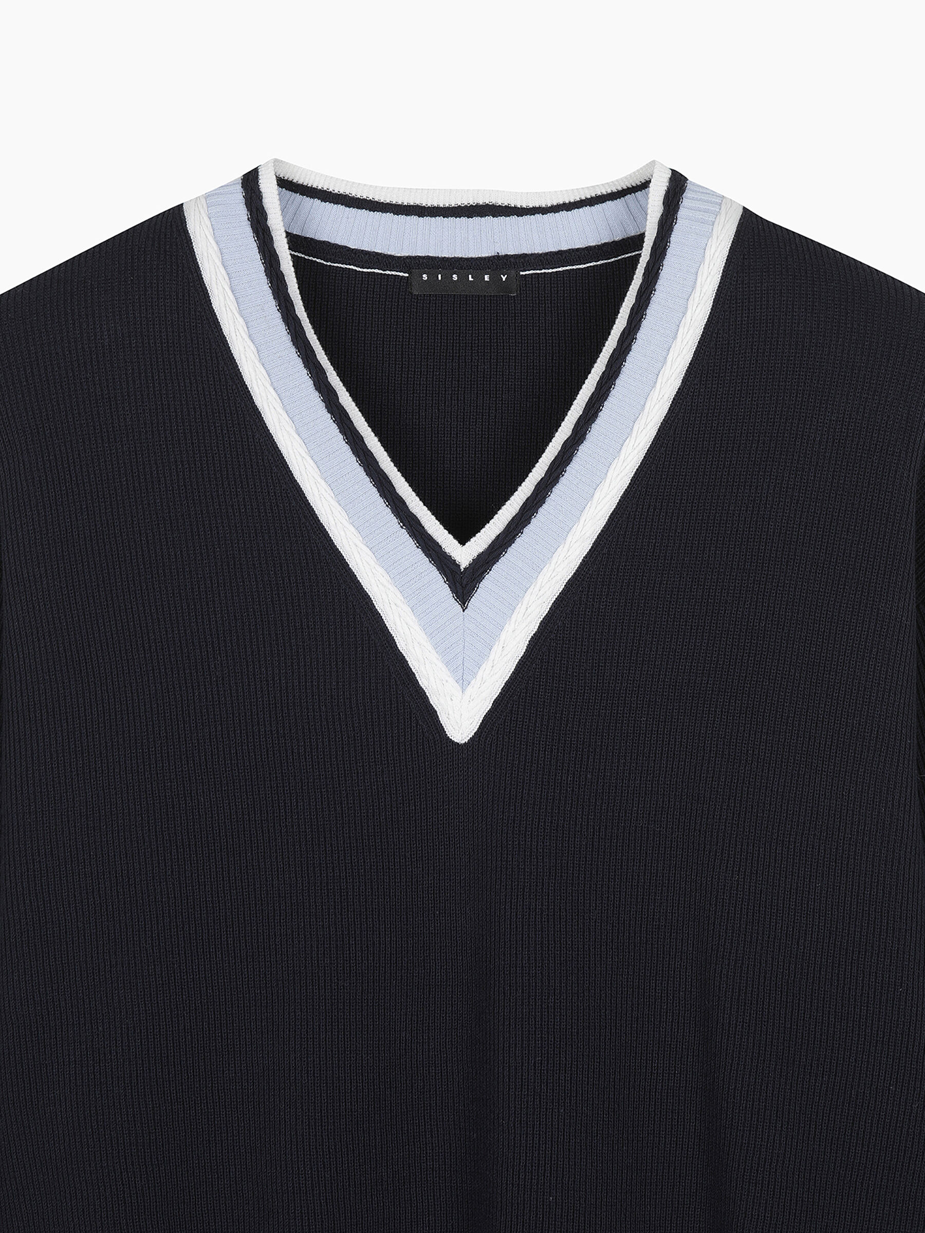 V NECK SWEATER L/S Mulher image number null