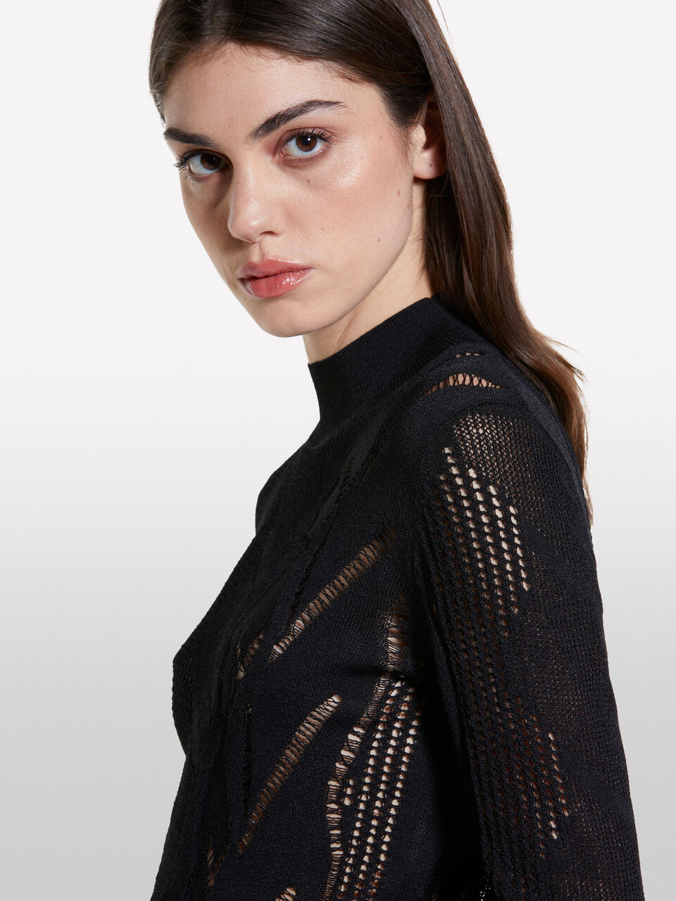 TURTLE NECK SWEATER Mulher image number null