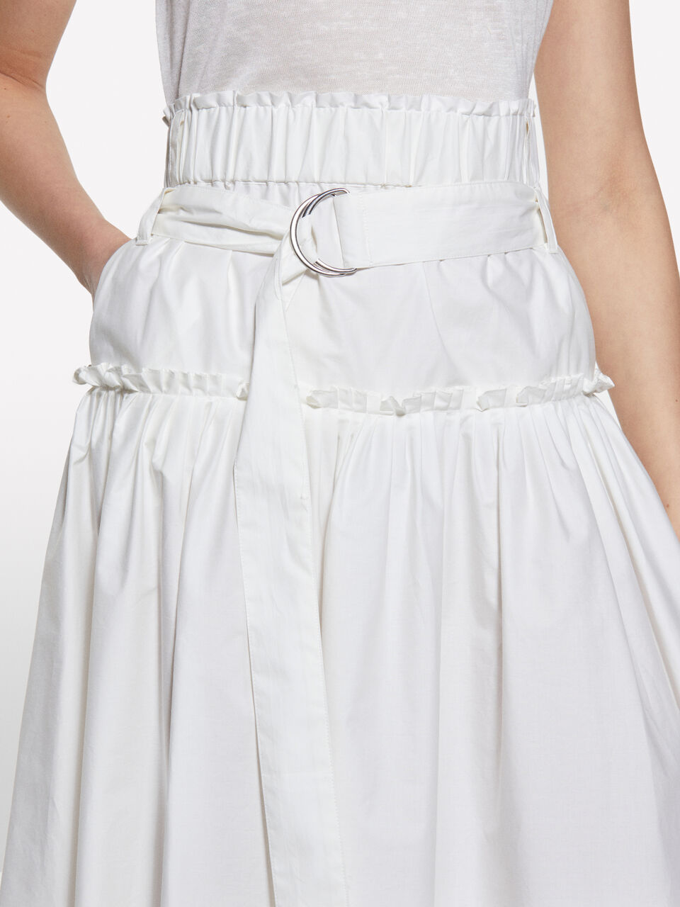 SKIRT + BELT Mulher image number null