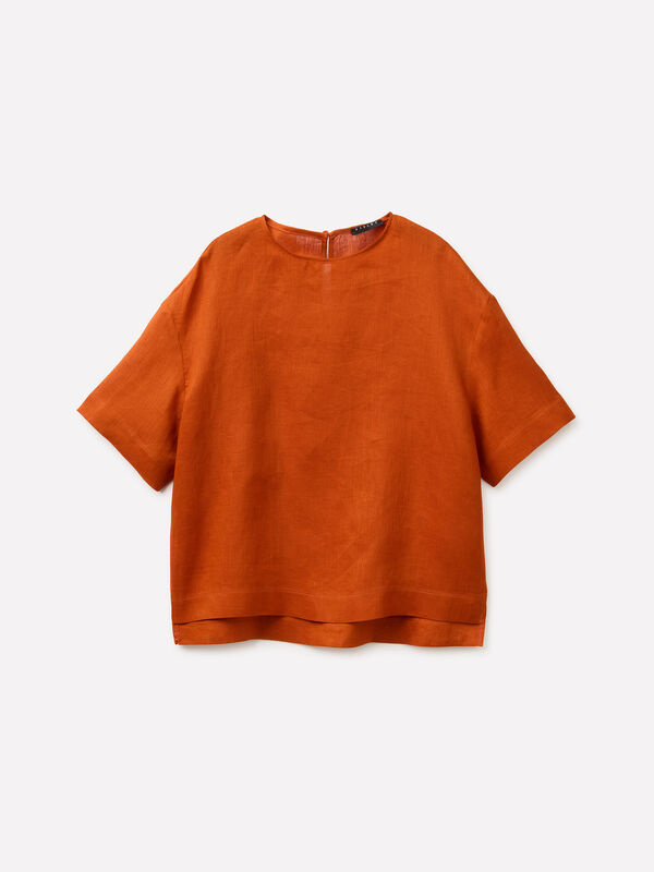 Blusa em linho puro - blusas para mulher | Sisley