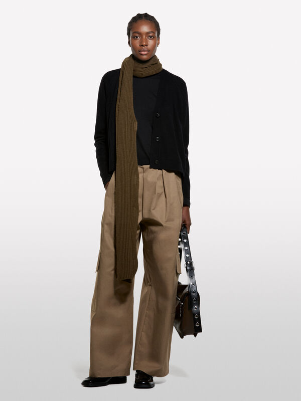 Cardig&atilde; over fit preto - cardig&atilde;s para mulher | Sisley