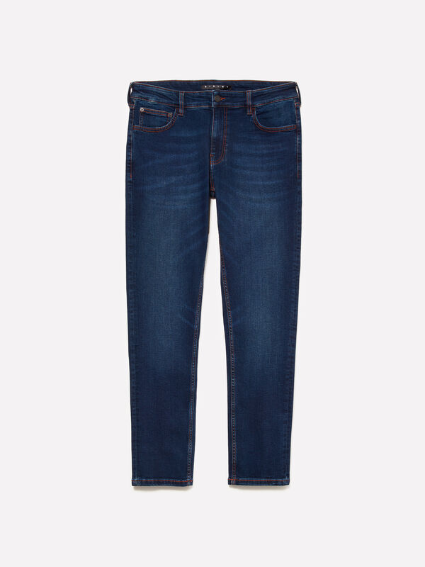 Jeans Style 73 skinny fit azul - jeans skinny fit para homem | Sisley