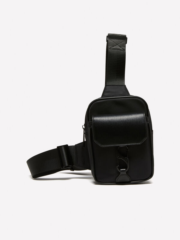 Bolsa de tiracolo preta - mochilas e bolsas para homem | Sisley