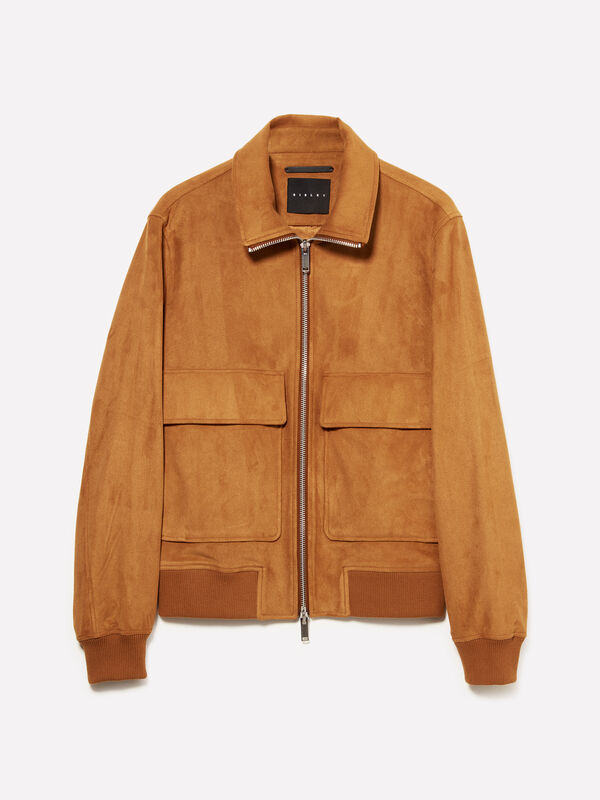 Blusão de aviador com bolsos - blusões e casacos para homem | Sisley