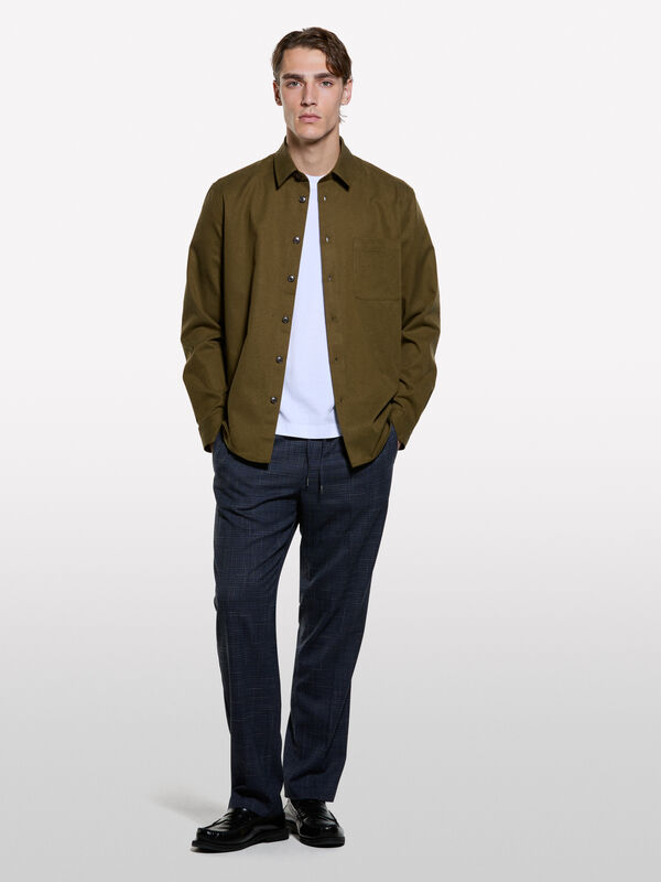 T-shirt relaxed fit - t-shirt de manga curta para homem | Sisley