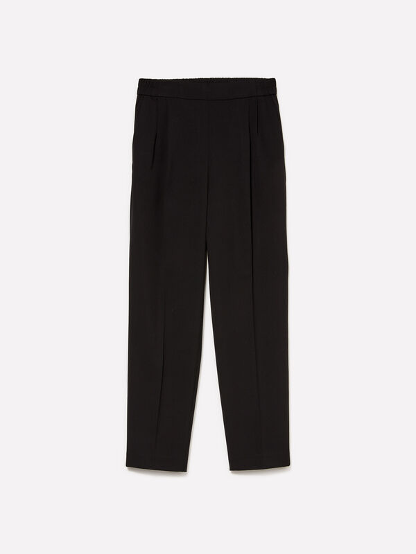 Joggers de cintura subida - calças joggers para mulher | Sisley