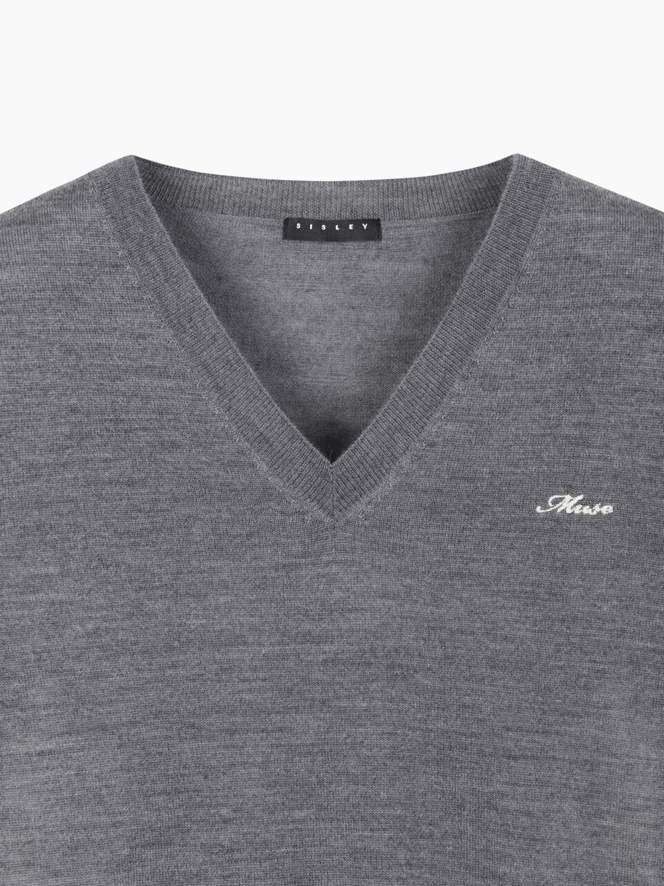 V NECK SWEATER H/S Mulher image number null