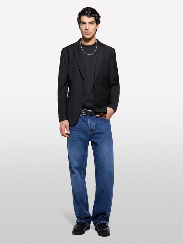 Blazer formal preto - blazers para homem | Sisley