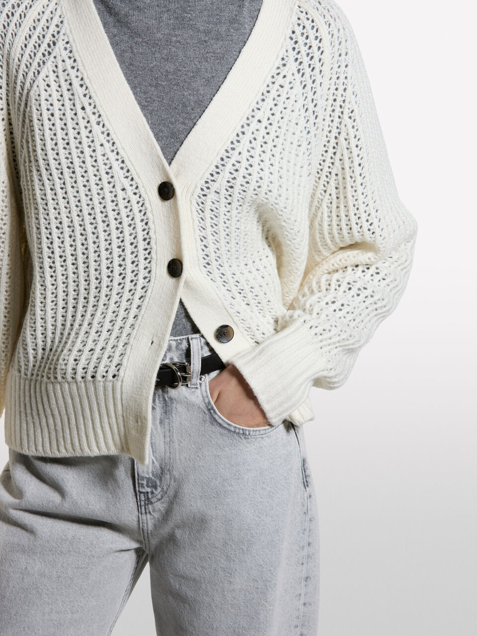 L/S CARDIGAN Mulher image number null