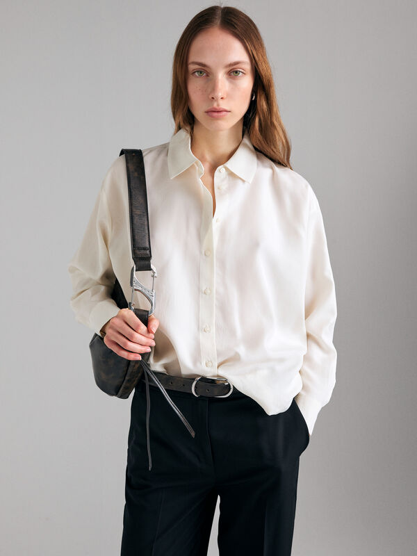 Camisa comfort fit - camisas para mulher | Sisley