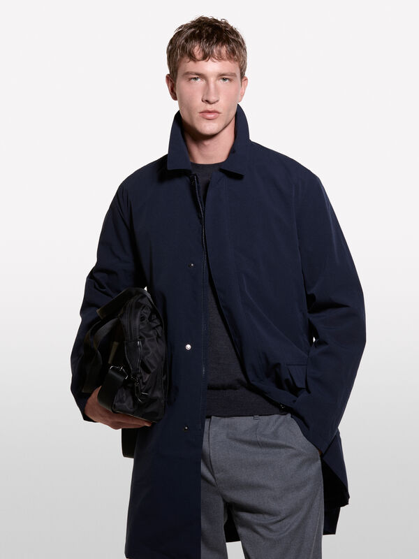 Trench acolchoado - casacos de penas e casacos acolchoados para homem | Sisley