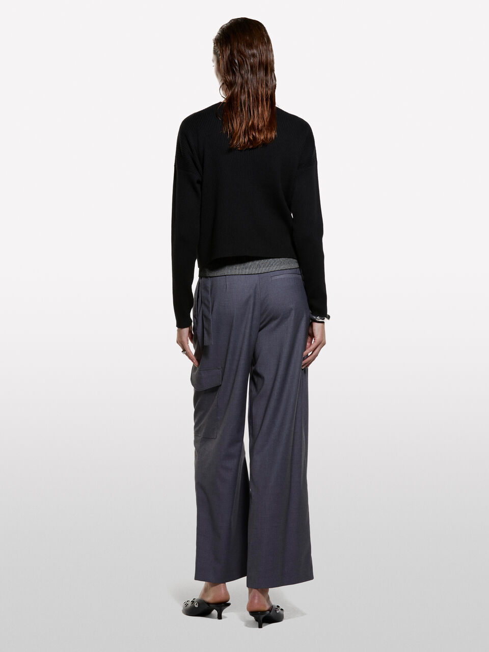 BOAT-NECK SWEAT.L/S Mulher image number null