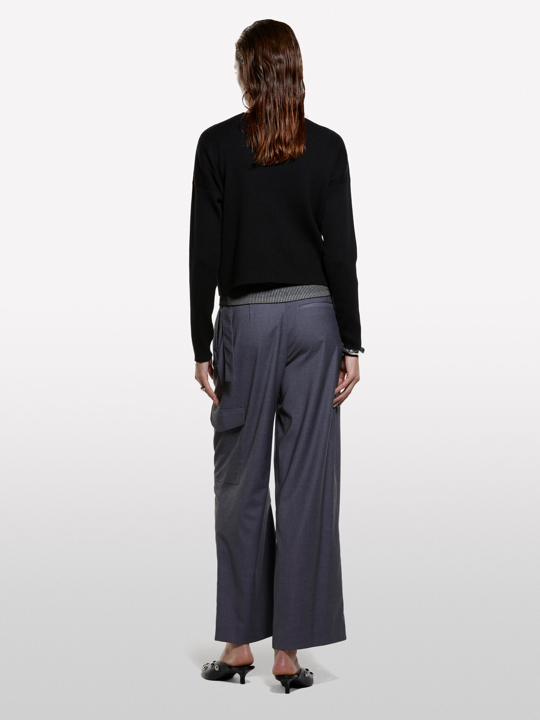 BOAT-NECK SWEAT.L/S Mulher image number null