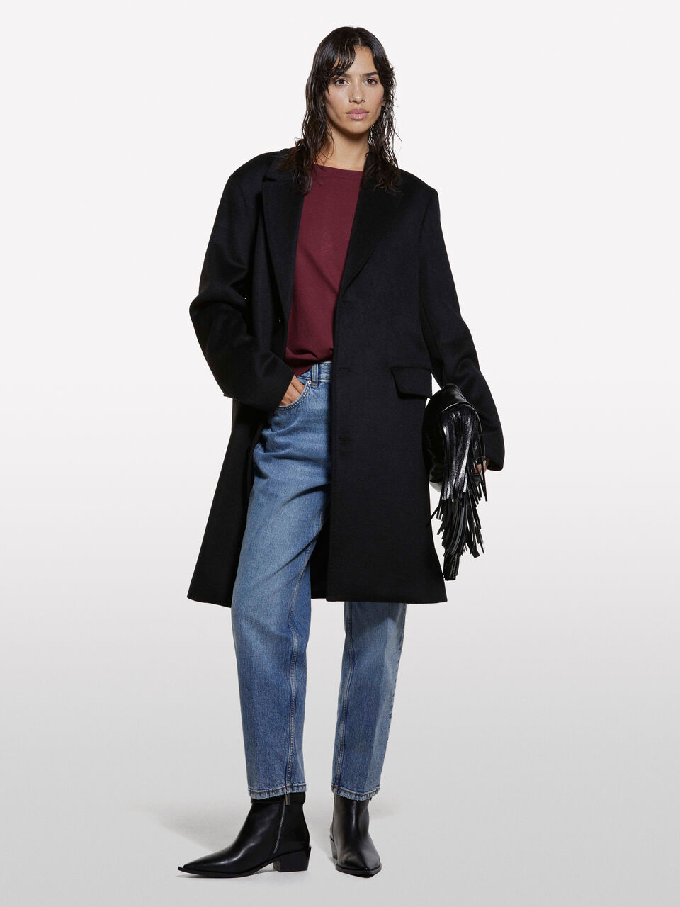 BOAT-NECK SWEAT.L/S Mulher image number null