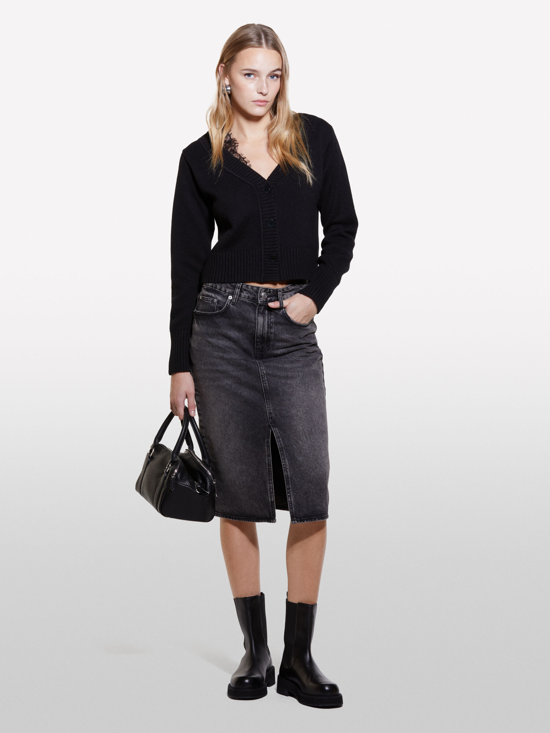 L/S CARDIGAN Mulher image number null