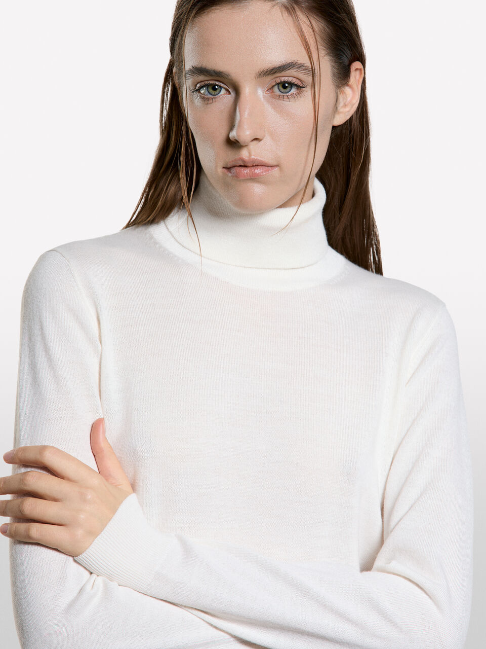 TURTLE NECK SWEATER Mulher image number null