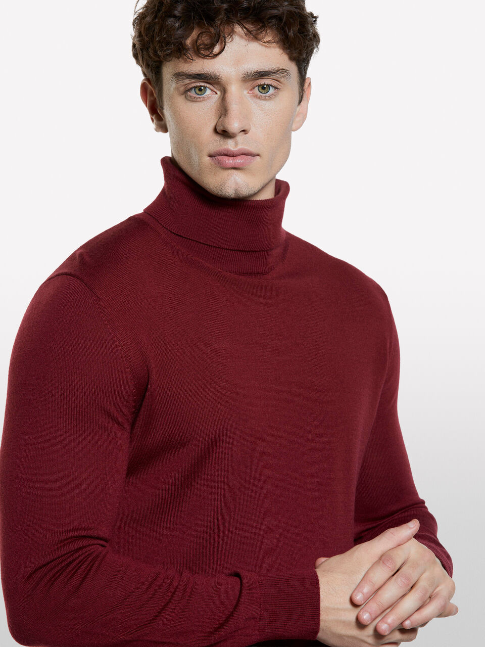 TURTLE NECK SWEATER Homem image number null