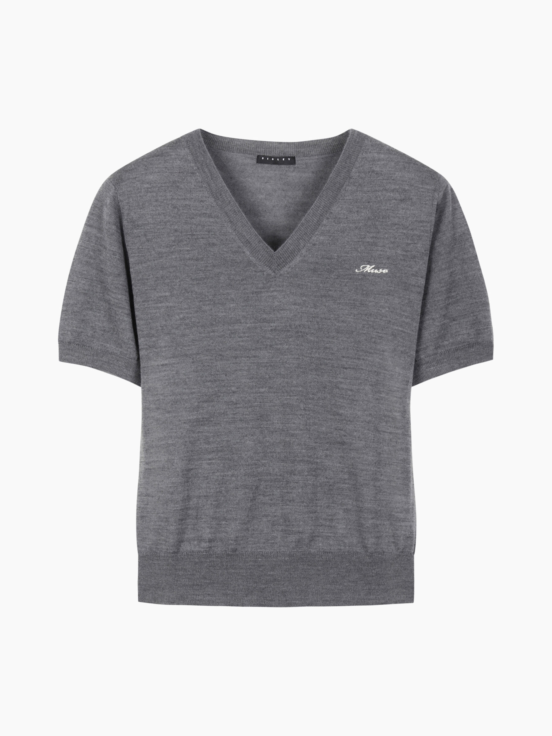 V NECK SWEATER H/S Mulher image number null