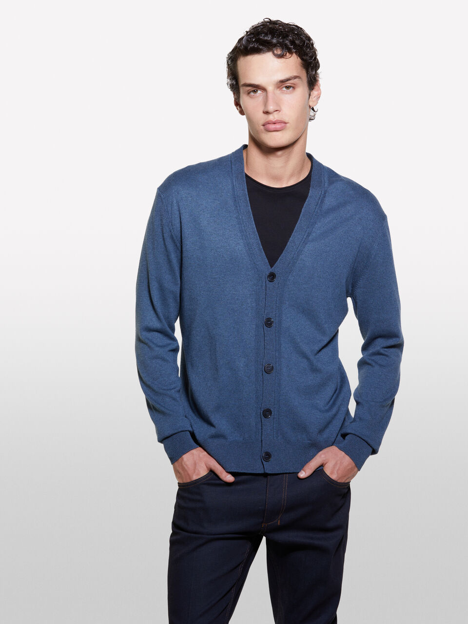L/S CARDIGAN Homem image number null
