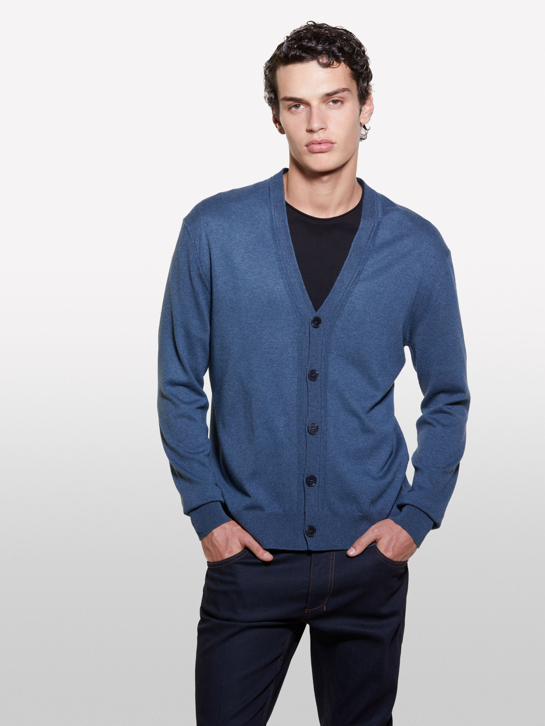 L/S CARDIGAN Homem image number null