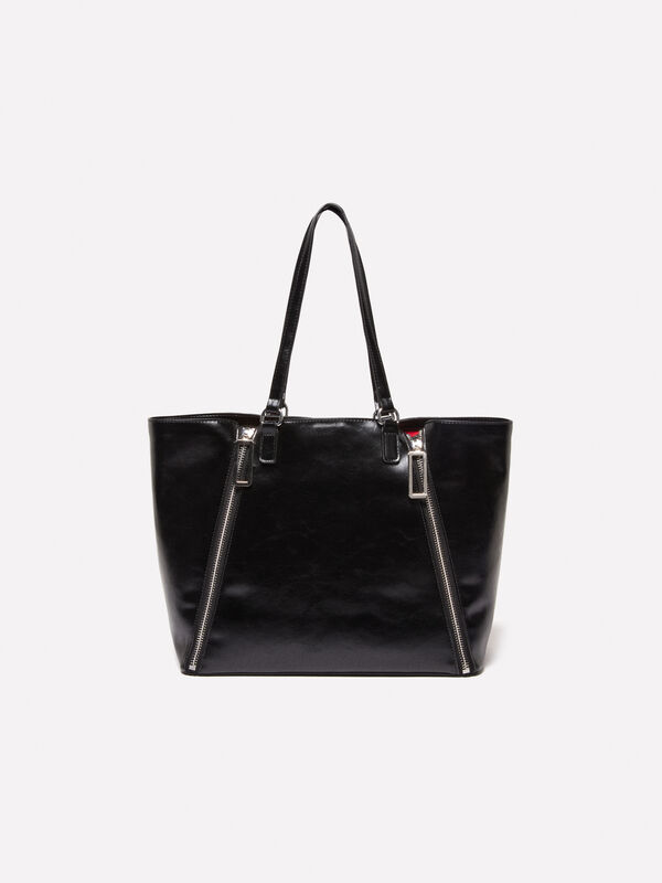 Shopper com fecho de correr - bolsas tote bag para mulher | Sisley