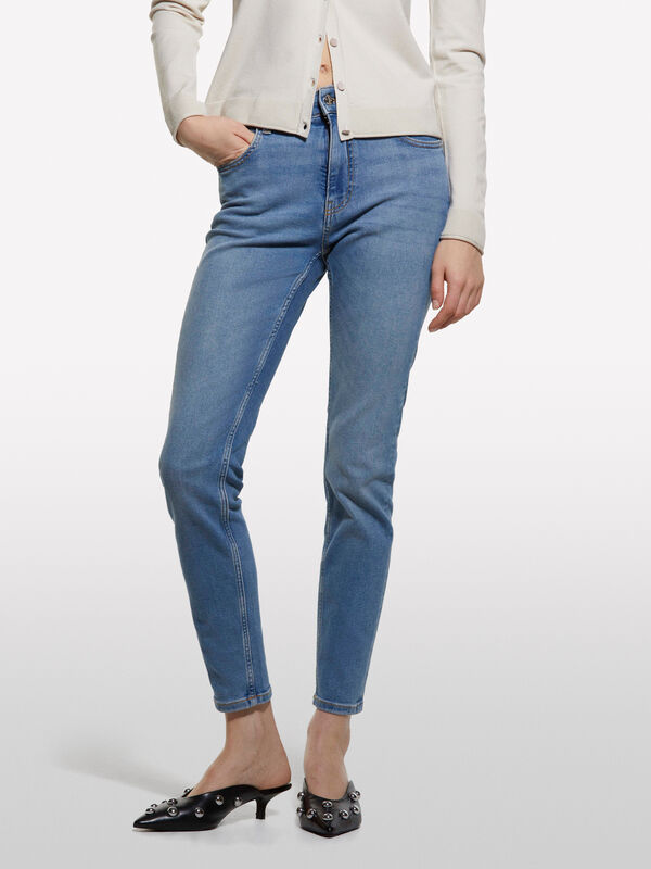 Jeans Style 69 slim fit azul Jeans Style 69 slim fit azul - jeans slim fit para mulher | Sisley