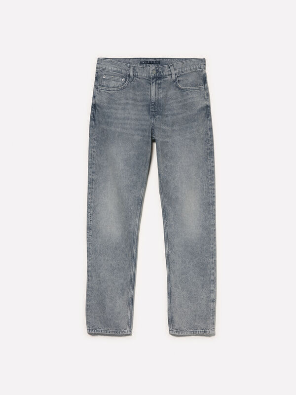 Jeans Style 75 regular fit cinzento  Jeans Style 75 regular fit cinzento  - jeans regular para homem | Sisley