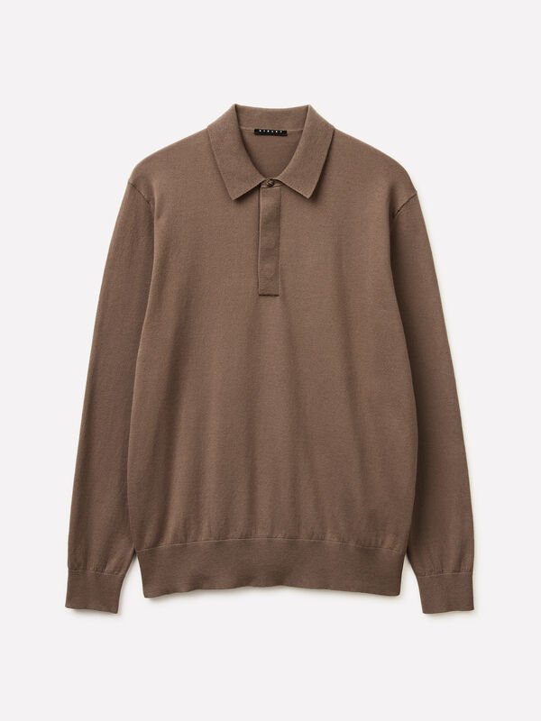 Polo de malha - camisolas gola redonda para homem | Sisley