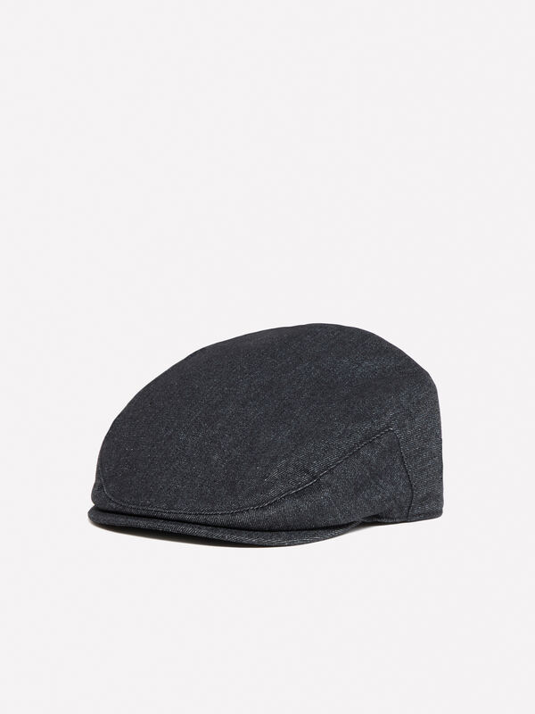 Boina basca de jeans - chapéus para homem | Sisley