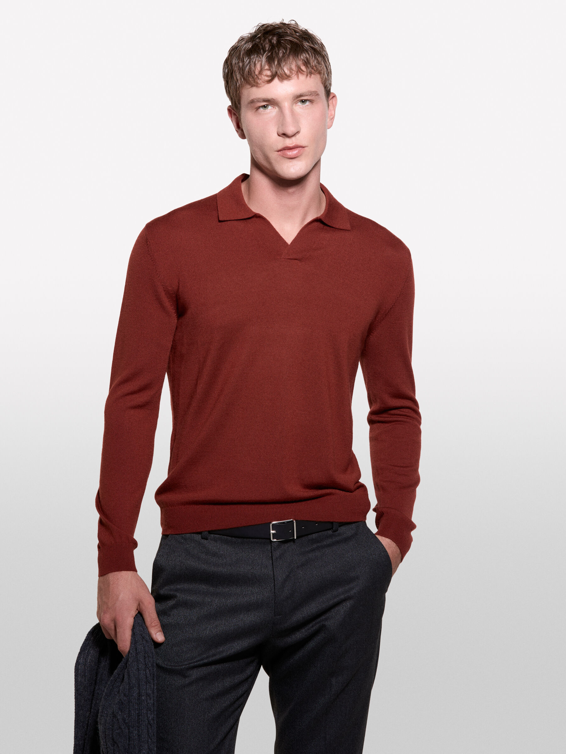 L/S POLO SHIRT Homem image number null