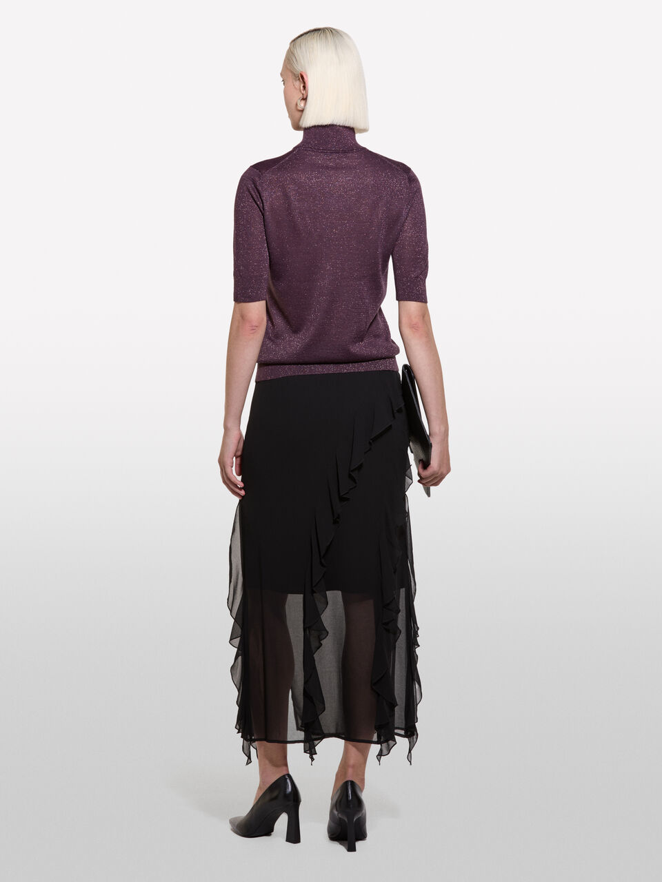 TURTLE NECK SWEATER Mulher image number null