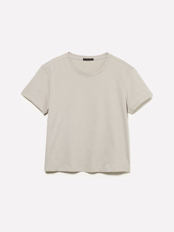 T-shirt boxy fit - t-shirt de manga curta para mulher | Sisley